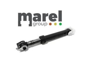 AMMORTIZZATORE 120N FORI: Ø10 + 9 mm. LUNGHEZZA: MIN. 165 mm, MAX. 263 mm. CON STAFFA