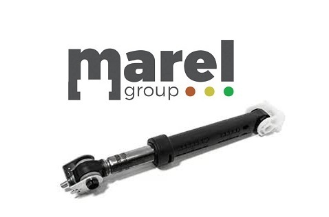 AMMORTIZZATORE 120N FORI: Ø10 + 9 mm. LUNGHEZZA: MIN. 165 mm, MAX. 263 mm. CON STAFFA