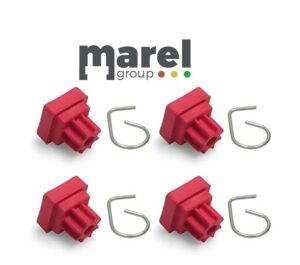GOMMINO ROSSO X GRIGLIE PVA750 SMEG PEZZI 4