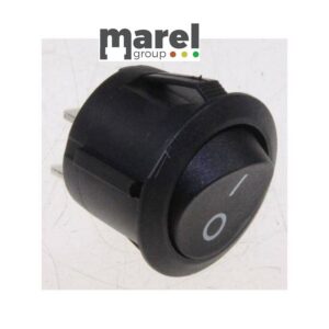 INTERRUTTORE  DIAM.20mm NERO