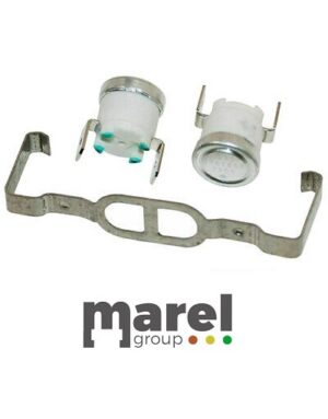 KIT 2 TERMOSTATI + STAFFA PER ASCIUGATRICE WHIRLPOOL 481225928681