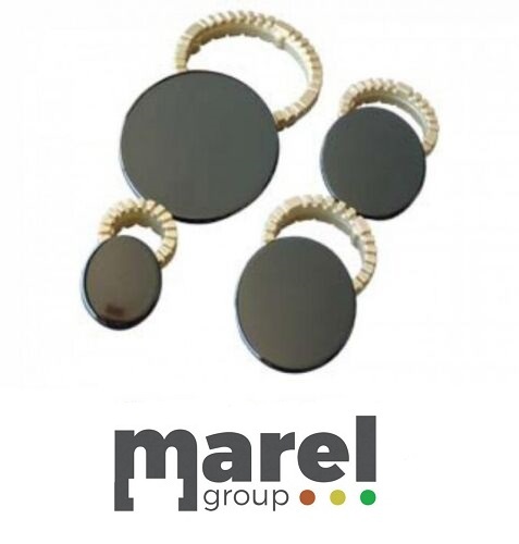 KIT 4 PIATTELLI + 4 ANELLI IN OTTONE ARISTON INDESIT