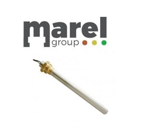 Resistenza accensione per stufe a pellet, con raccordo filettato 3/8" GAS. 250W