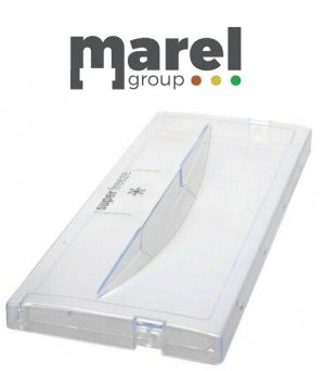 SPORTELLO CRISTAL FRIGORIFERO ARISTON INDESIT 384X162X25MM