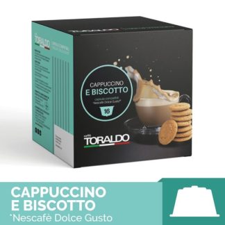 TORALDO CAPPUCCINO E BISCOTTO 16 CAPSULE