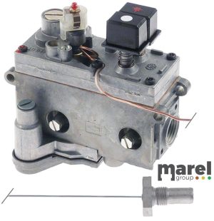 Valvola gas MINISIT 110÷190°C con RP e bulbo bottone